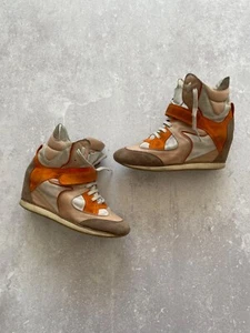 Elena Iachi Sneakers Leather Multicolor Sneakers Isabel Marant Inspired Size 40 - Picture 1 of 24