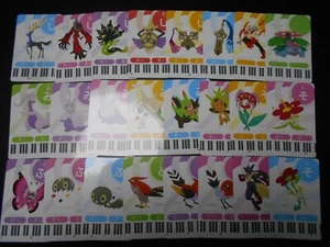Pokemon Musik Musik Notenkarte x24 Venusaur Blaziken Lucario etc #3518 - Bild 1 von 16