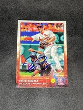 Pete Kozma 2015 Topps Update #US338 St. Louis Cardinals Autographed Signed Card