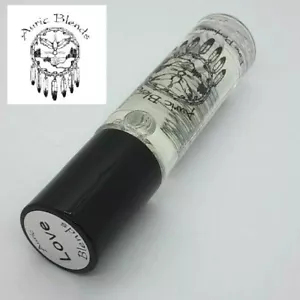 AURIC BLENDS LOVE PERFUME OIL 1/3 FL OZ ROLL ON BOTTLE Made in the USA! - Picture 1 of 2