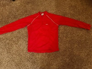 Louis garneau Long sleeve cycling jersey red bike med - Picture 1 of 8