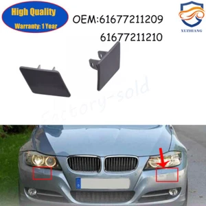 1 Pair L+R Bumper Headlight Washer Cover Lid For BMW E90 E91 LCI 328i 323i 335i - Bild 1 von 7