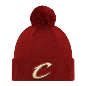 NWT New Era Cleveland Cavaliers Removable Pom Beanie Hat Winter Cap Knit Cavs - Picture 1 of 5