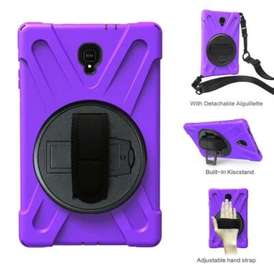 Hybrid Tablet Case Cover Shoulder Strap For Samsung Galaxy Tab A A2 E S2 S3 S4 J - Image 1 of 4