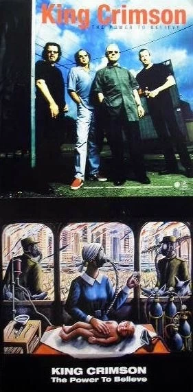 Cartel promocional King Crimson 2003 The Power to Believe impecable NUEVO stock antiguo Foto 1 de 1