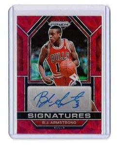 B.J. Mira telescópica roja autógrafo Panini Prizm 2022-23 Armstrong Chicago Bulls - Imagen 1 de 2