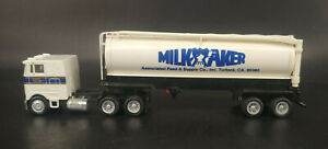 Herpa HO Scale Model Mack Truck Tilting Tractor &  MilkMaker Tanker Trailer s-2D