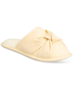 Charter Club Women's Slip-on Twisted Slippers, Pineapple Cream, XL - Picture 1 of 1