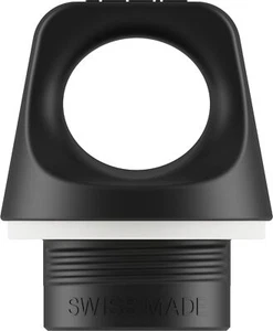 Botella de agua Sigg tapa de tornillo negra talla única tapa de repuesto con op... - Imagen 1 de 4