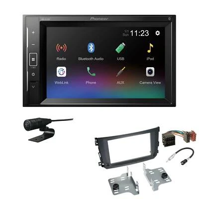 Pioneer DMH-A240BT 2-DIN Autoradio Bluetooth für Smart ForTwo 2010-2015 schwarz - Bild 1 von 4