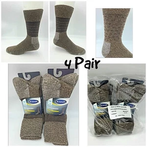 Dr Scholls Men Advanced Relief Diabetic Non-binding Crew Socks 4 Pair Sz. M 7-12 - Picture 1 of 6