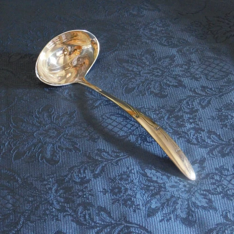 STERLING Gorham CELESTE Ladle, 60 grams, MCM Design, No Monogram Cover