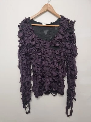 vintage yves saint laurent top size medium ruffle top new with tags 2001 tom f - Image 1 of 4