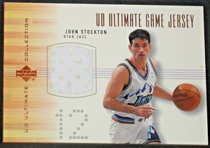 John Stockton 2000-01 Upper Deck Ultimate Collection Jersey #JSJ Utah Jazz - Picture 1 of 2