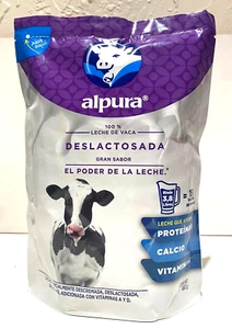 2-Pk Alpura Non-Lactose Powdered Milk/ Alpura Deslactosada 460g/15.8oz each. - Picture 1 of 2