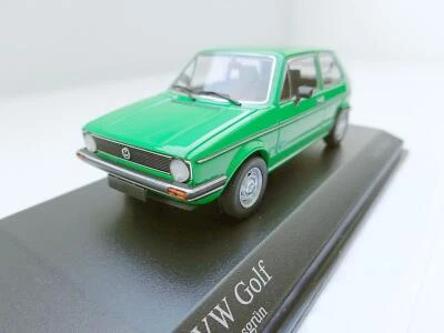 Volkswagen VW Golf 1 Modellino Minichamps In 1:43 Santosgrün Nuovo 400055100 - Immagine 1 di 4