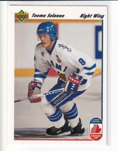 1991-92 UPPER DECK #21 TEEMU SELANNE ROOKIE - Picture 1 of 2