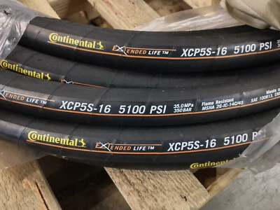 Continental Hydraulic Hose Flame Resistant XCP5S-16 100' Coil 1" ID 5100 PSI - Image 1 of 4