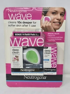Neutrogena Wave Power-Cleanser+Deep Clean Foaming Pads+Gentle Exfoliating Pads - Picture 1 of 8