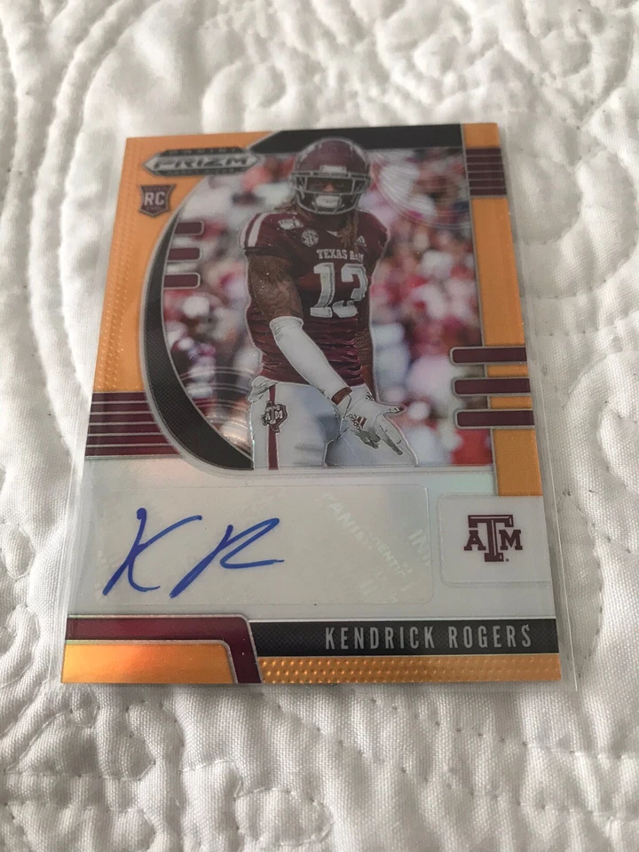 2020-21 Panini Prizm Draft Picks Kendrick Rogers RC Orange #d 116/149 🔥 - Image 1 of 3