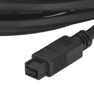 14.76 Feet Firewire IEEE 1394 Cord DV Adapter 9 Pin Male To 9 Pin Male Data C FY - Afbeelding 1 van 22