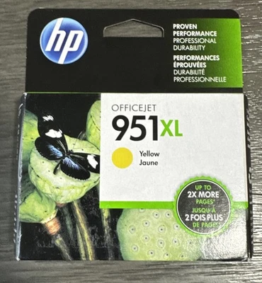 HP 951XL (CN048AN140) Yellow Ink Cartridge EXP: 10/18 - Image 1 of 3