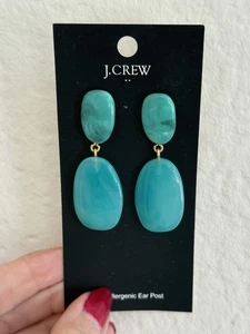 J. Crew Turquoise Dangle Earrings - New! - Picture 1 of 2