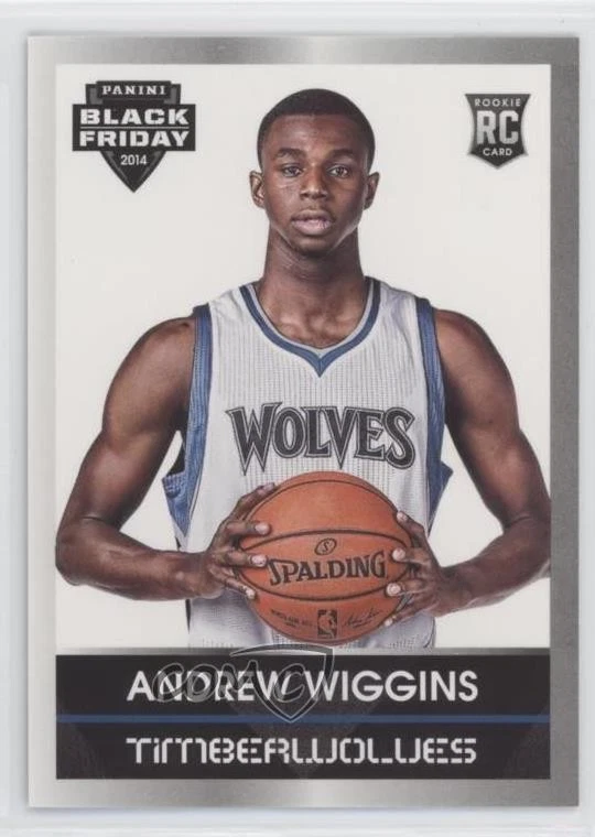 2014 Panini Black Friday Rookie Portrait Andrew Wiggins #10 RC - Image 1 of 2