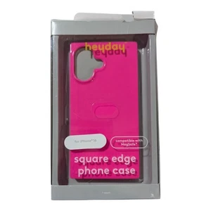 K3. heyday Square Edge Magsafe Case For Apple iPhone 16 - Hot Pink - Photo 1 sur 1