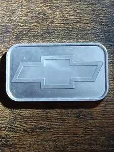 Barra emblema Chevy de plata 999 vintage de 1 oz de Silvertowne como nueva de colección⛏️ - Imagen 1 de 8