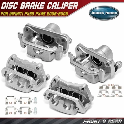 Front and Rear Brake Calipers for Infiniti FX35 FX45 2006 2007 2008 44001CG010 - Image 1 of 4