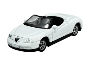 WELLY ALFA ROMEO SPIDER WHITE 1:60 DIE CAST METAL MODEL NEW IN BOX 52065 - Picture 1 of 6