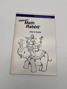 ¡The Learning Company Deluxe! Guía del usuario de Math Rabbit SOLO - Imagen 1 de 1
