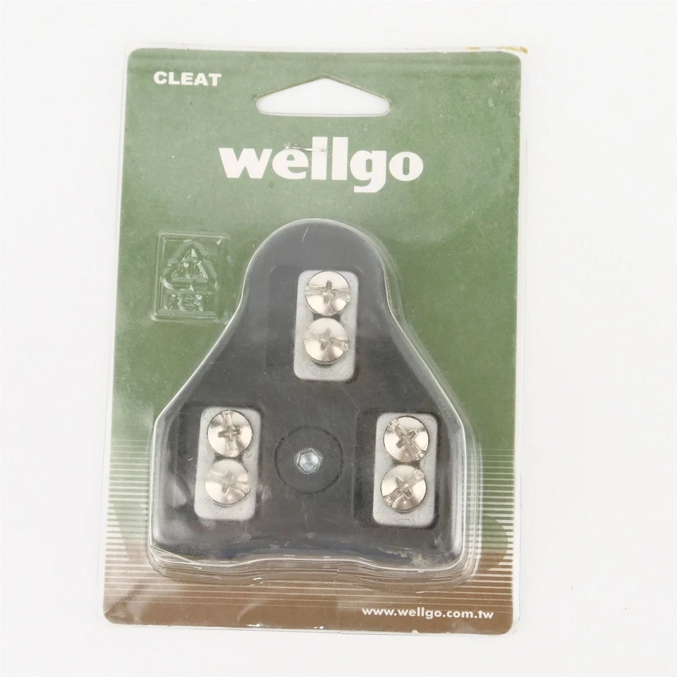 Wellgo RC-5 Look ARC Style Cleats 0° Black W/ Hardware Pair Clipless Road Pedal  - Image 1 of 1
