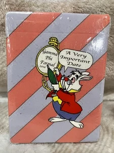 ALICE IN WONDERLAND Playing Cards Poker Card Deck 2016 Gamma Phi - Picture 1 of 4