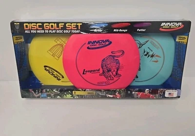 Innova Disc Golf Starter Set Of 3 Driver, Mid-Range, & Putter NEW IN PACKAGE  - Image 1 of 4