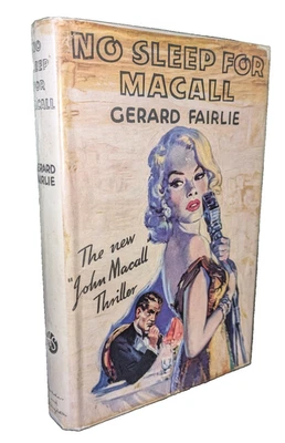 Gerald Fairlie - NO SLEEP FOR MACALL - Hodder 1st 1955 ex-library - Image 1 of 4