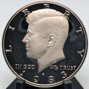 1983-S Kennedy Half Dollar Gem Proof CN-Clad - Picture 1 of 2