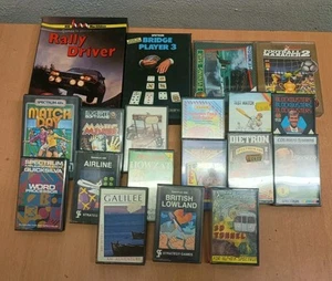 JOB LOT ZX SPECTRUM 48K GAMES MATCH DAY AIRLINE RALLY DRIVER ETC... - Picture 1 of 10