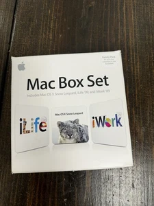 Apple Mac OS X Snow Leopard 10.6 Install Disc Box Set for 2009 Intel Macs - Picture 1 of 3