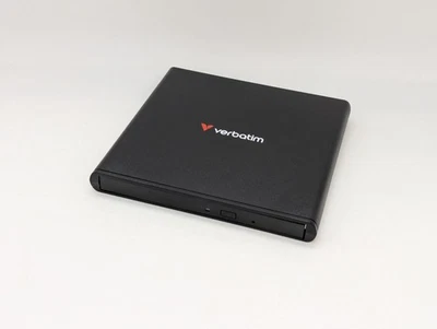 Verbatim 98938 external slimline USB 2.0 mobile CD/DVD writer NO CABLE/READ DESC - Image 1 of 4