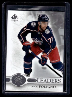 2020-21 SP Authentic True Leaders Nick Foligno Columbus Blue Jackets #TL-NF - Image 1 of 2