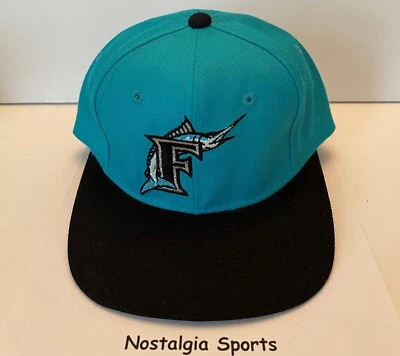 Vintage FLORIDA MARLINS Sports Specialties HAT Wool NEW Old Stock FITTED 6-3/4 - Image 1 of 4