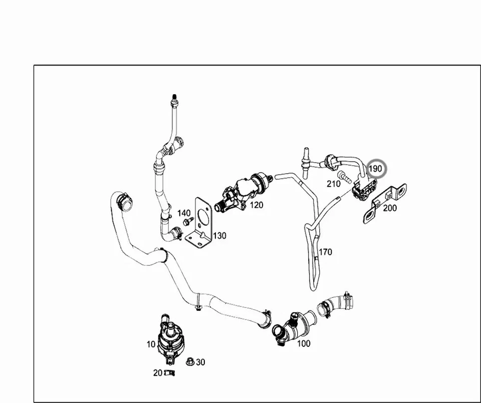 OEM Mercedes-Benz Smart Car Cutoff Valve (part #453-830-67-00) - Image 1 of 1
