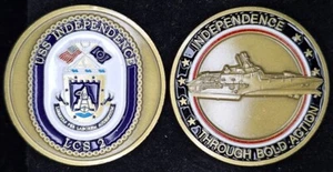 LCS-2 USS INDEPENDENCE - Through Bold Action - Navy Challenge Coin - Bild 1 von 1