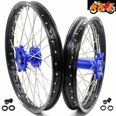 KKE 21/18 Dirt Bike Wheels for Yamaha WR250R 2008-2022 CNC Hubs Enduro Rims - Image 1 of 4