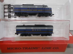 MICRO TRAINS~ BALTIMORE & OHIO FT A & B LOCOMOTIVE'S ~ DCC READY ~N SCALE - Picture 1 of 8