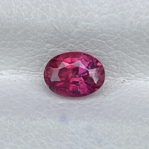 Certified Natural No Heat Pink Sapphire 0.71 Cts Oval Cut Loose Gemstone Jewelry - Picture 1 of 8