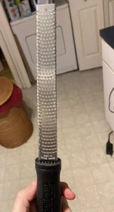 Microplane Classic Stainless Steel Zester and Cheese Grater - Black - Picture 1 of 3