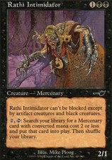 1x Rathi Intimidator - Foil LP, English MTG Nemesis
